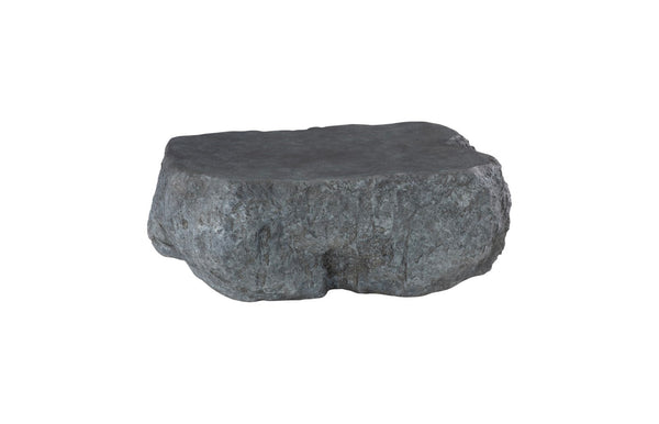 Phillips Collection Quarry Coffee Table - Bold Organic Design With Rustic Charm And Lightweight Durability For Any Space Gray Resin Ph113879