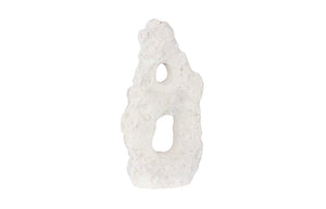 Phillips Collection Cast Stone Table Top Sculpture – Unique Modern Organic Design For Contemporary And Traditional Spaces Off White Resin Ph113935