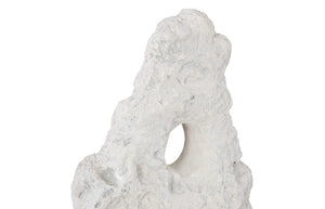 Phillips Collection Cast Stone Table Top Sculpture – Unique Modern Organic Design For Contemporary And Traditional Spaces Off White Resin Ph113935