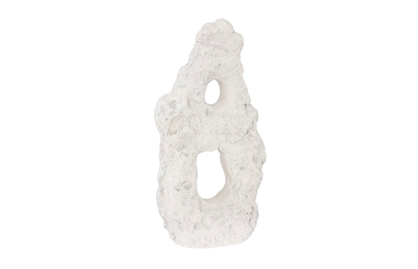 Phillips Collection Cast Stone Table Top Sculpture – Unique Modern Organic Design For Contemporary And Traditional Spaces Off White Resin Ph113935