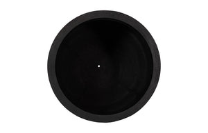 Phillips Collection June Large Planter - Striking Matte Finish With Contemporary Design For Elegant Garden Display Black Resin Ph114651