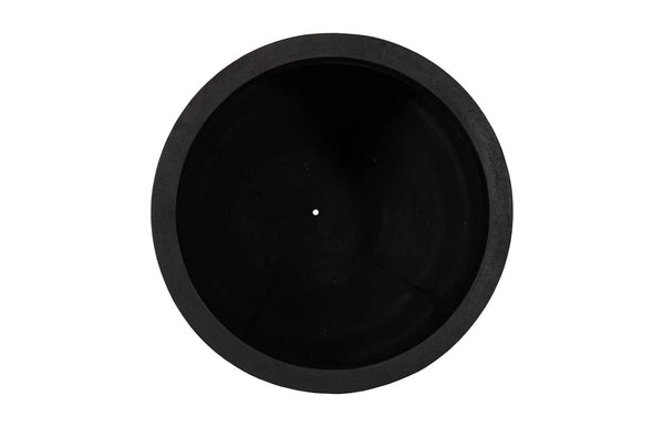 Phillips Collection June Large Planter - Striking Matte Finish With Contemporary Design For Elegant Garden Display Black Resin Ph114651