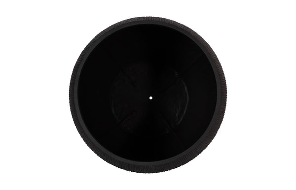 Phillips Collection Filament Planter - Contemporary Composite Design With Drainage For Elegant Garden Accents Indoors Black Resin Composite Ph114673