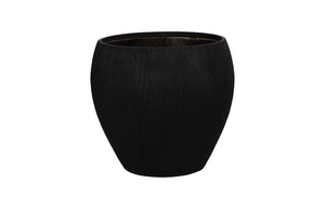 Phillips Collection Filament Planter - Contemporary Composite Design With Drainage For Elegant Garden Accents Indoors Black Resin Composite Ph114673