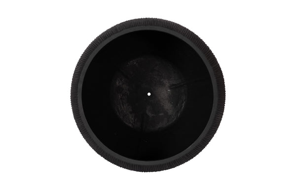 Phillips Collection Filament Planter - Contemporary Composite Design With Drainage For Elegant Garden Accents Indoors Black Resin Composite Ph114674