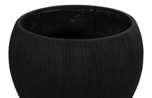Phillips Collection Filament Planter - Contemporary Composite Design With Drainage For Elegant Garden Accents Indoors Black Resin Composite Ph114674