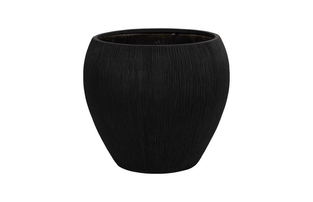 Phillips Collection Filament Planter - Modern Organic Design with Durable Composite Finish for Indoor & Outdoor Use Black, MD PH114674