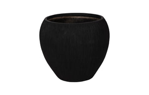 Phillips Collection Filament Planter - Contemporary Composite Design With Drainage For Elegant Garden Accents Indoors Black Resin Composite Ph114675