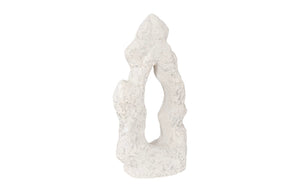 Phillips Collection Cast Stone Table Top Sculpture – Unique Modern Organic Design For Contemporary And Traditional Spaces Off White Resin Ph114740