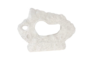 Phillips Collection Cast Stone Table Top Sculpture – Unique Modern Organic Design For Contemporary And Traditional Spaces Off White Resin Ph114741