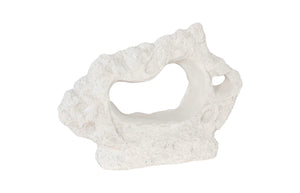 Phillips Collection Cast Stone Table Top Sculpture – Unique Modern Organic Design For Contemporary And Traditional Spaces Off White Resin Ph114741