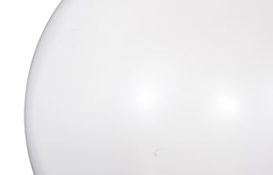 Phillips Collection Sphere-in-half, Sphere-in-half Wall Sculpture In Pearl White - Whimsical Modern Art For Contemporary Spaces White Resin Ph114831