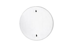Phillips Collection Sphere-in-half, Sphere-in-half Wall Sculpture In Pearl White - Whimsical Modern Art For Contemporary Spaces White Resin Ph114831