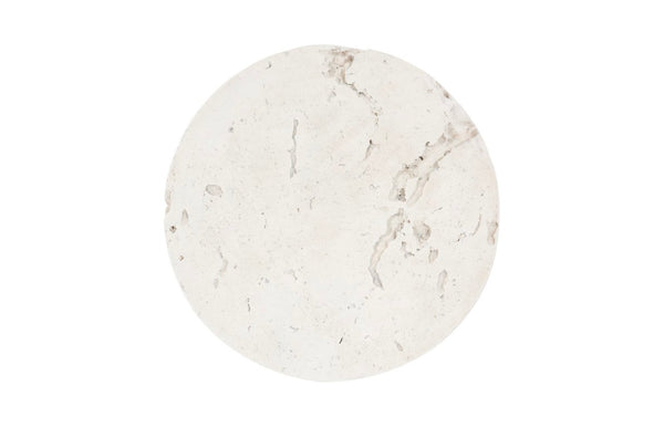 Phillips Collection Cast Round Coffee Table in Roman Stone - Elegant Outdoor Accent with Durable, Natural Design PH114993