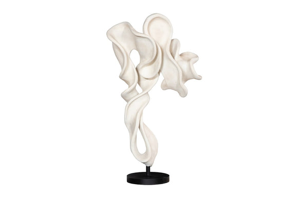 Phillips Collection Cast Dancing Sculpture - Eye-catching Art Piece For Modern Organic Home Décor And Aesthetic Appeal White,Black Resin Ph114995