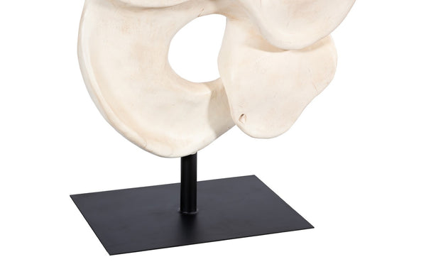 Phillips Collection Cast Dancing Sculpture - Eye-catching Art Piece For Modern Organic Home Décor And Aesthetic Appeal Off White,White Resin Ph114996