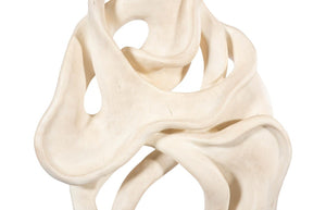 Phillips Collection Cast Resin Plie Dance Sculpture Faux Bleached Wood Grain Organic Modern Decor PH114996