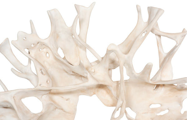 Phillips Collection Cast Root Wall Decor - Nature-inspired Art Piece For Stylish Home Decor And Unique Wall Accent White Resin Ph115006