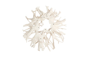 Phillips Collection Cast Root Wall Decor - Sculptural Faux Driftwood Design for Coastal & Rustic Home Interiors Faux Bleached PH115006