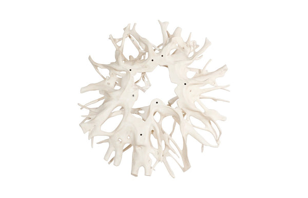 Phillips Collection Cast Root Wall Decor - Sculptural Faux Driftwood Design for Coastal & Rustic Home Interiors Faux Bleached PH115006