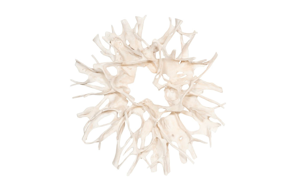 Phillips Collection Cast Root Wall Decor - Nature-inspired Art Piece For Stylish Home Decor And Unique Wall Accent White Resin Ph115006
