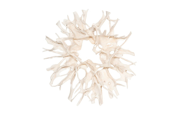 Phillips Collection Cast Root Wall Decor - Nature-inspired Art Piece For Stylish Home Decor And Unique Wall Accent White Resin Ph115006