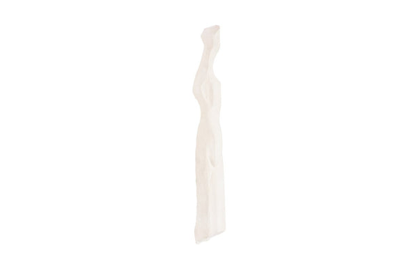 Phillips Collection Cast Sculptural Wall Art - Elegant Abstract Female Form in Weathered Stone Finish for Home Décor Roman Stone PH115043