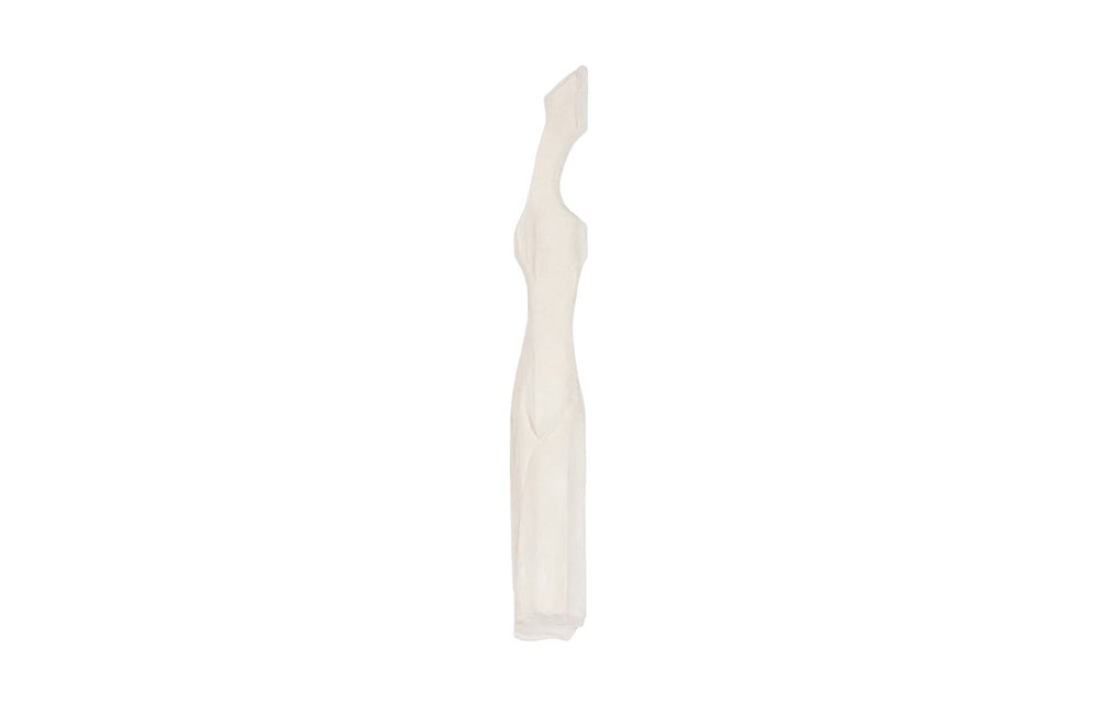 Phillips Collection Cast Sculptural Wall Art - Elegant Abstract Female Form in Weathered Stone Finish for Home Décor Roman Stone PH115043