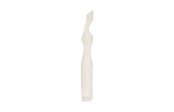 Phillips Collection Cast Sculptural Wall Art - Elegant Abstract Female Form in Weathered Stone Finish for Home Décor Roman Stone PH115043
