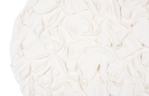 Phillips Collection Drape Wall Art - Hypnotizing Composite Design With Fabric-like Texture For Stunning Home Decor White Resin,Stone Composite Ph115098