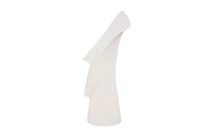 Phillips Collection Cycladic Head Sculpture - Minimalist White Stone Art for Modern Interiors, Home Decor Accent Piece PH115112