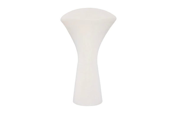 Phillips Collection Cycladic Head Sculpture - Minimalist White Stone Art for Modern Interiors, Home Decor Accent Piece PH115112