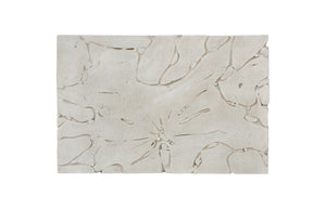 Phillips Collection Chunk Coffee Table - Durable Rectangle Roman Stone Design For Indoor & Outdoor Living Spaces Off White Resin Ph115148