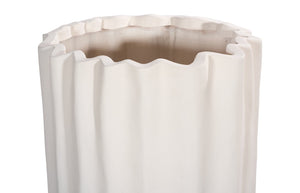 Phillips Collection Tulip Flower Planter - Elegant Stone And Resin Composite Design For Modern Outdoor Spaces White Resin Composite Ph115656