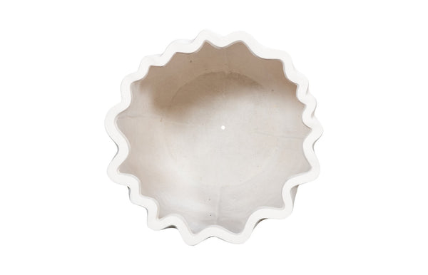 Phillips Collection Tulip Flower Planter - Elegant Stone And Resin Composite Design For Modern Outdoor Spaces White Resin Composite Ph115657