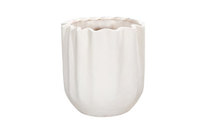 Phillips Collection Tulip Flower Planter - Elegant Stone And Resin Composite Design For Modern Outdoor Spaces White Resin Composite Ph115657