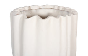 Phillips Collection Tulip Flower Planter - Elegant Stone And Resin Composite Design For Modern Outdoor Spaces White Resin Composite Ph115658