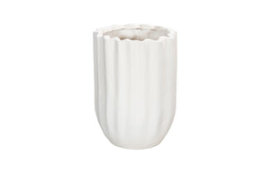Phillips Collection Tulip Flower Planter - Elegant Stone And Resin Composite Design For Modern Outdoor Spaces White Resin Composite Ph115659
