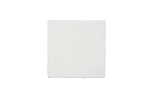 Phillips Collection String Theory Pedestal - Modern Organic Accent Stand for Sculptures & Planters in Gleaming Finish White Stone, Large PH115675