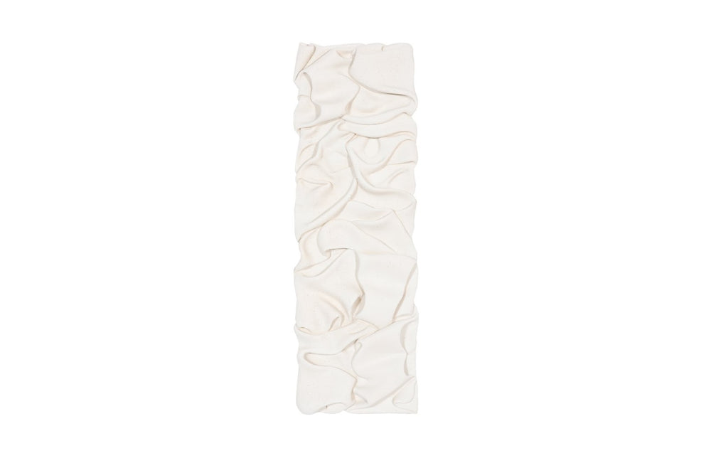 Phillips Collection Drape Wall Art - Hypnotizing Composite Design With Fabric-like Texture For Stunning Home Decor White Resin,Stone Composite Ph115677