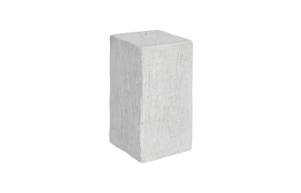 Phillips Collection Log Cross-Section Pedestal Resin Composite Display Stand for Indoor and Outdoor Use PH115680