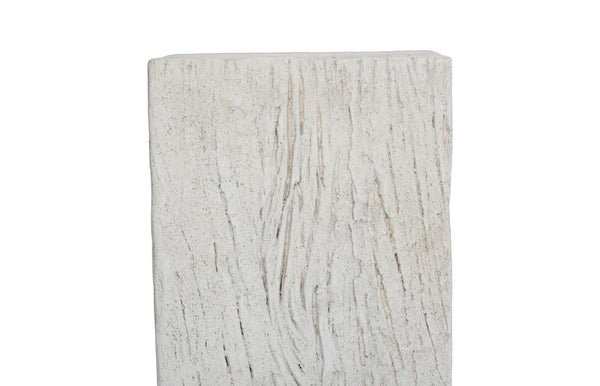 Phillips Collection Log Cross-Section Pedestal Resin Composite Display Stand for Indoor and Outdoor Use PH115680