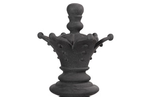 Phillips Collection Queen Chess Sculpture, Artisan-grade Cast Stone Piece For Indoor And Outdoor Game Lovers Black Resin Composite Ph115681