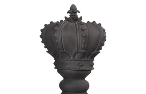Phillips Collection King Chess Sculpture – Elegant Cast Stone Art Piece For Indoor And Outdoor Chess Enthusiasts Black Resin Composite Ph115682