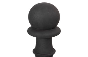 Phillips Collection Pawn Chess Sculpture - Elegant Handcrafted Black Stone Art for Indoor & Outdoor Spaces, 36" Tall PH115684
