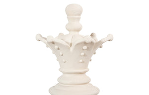 Phillips Collection Queen Chess Sculpture, Artisan-grade Cast Stone Piece For Indoor And Outdoor Game Lovers White Resin Composite Ph115685