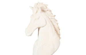 Phillips Collection Knight Chess Sculpture, Artisan-grade Cast Stone Piece For Indoor/Outdoor Game Enthusiasts White Resin Composite Ph115687