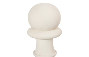 Phillips Collection Pawn Chess Sculpture - Elegant Handcrafted White Cast Stone Decor for Gardens, Patios & Interiors PH115688