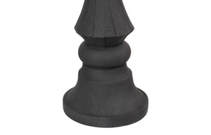 Phillips Collection Bishop Chess Sculpture - Elegant Indoor/Outdoor Accent Piece for Timeless Style and Durability Cast Stone Black PH115695