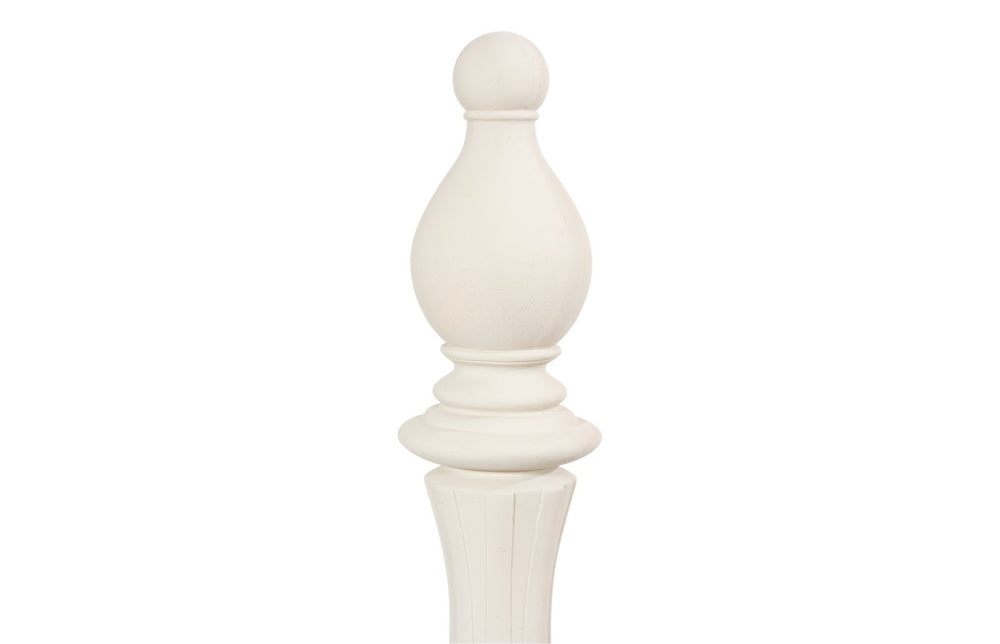 Phillips Collection Bishop Chess Sculpture - Artisan-grade Resin And Crushed Stone For Indoor Or Outdoor Display White Resin Composite Ph115696